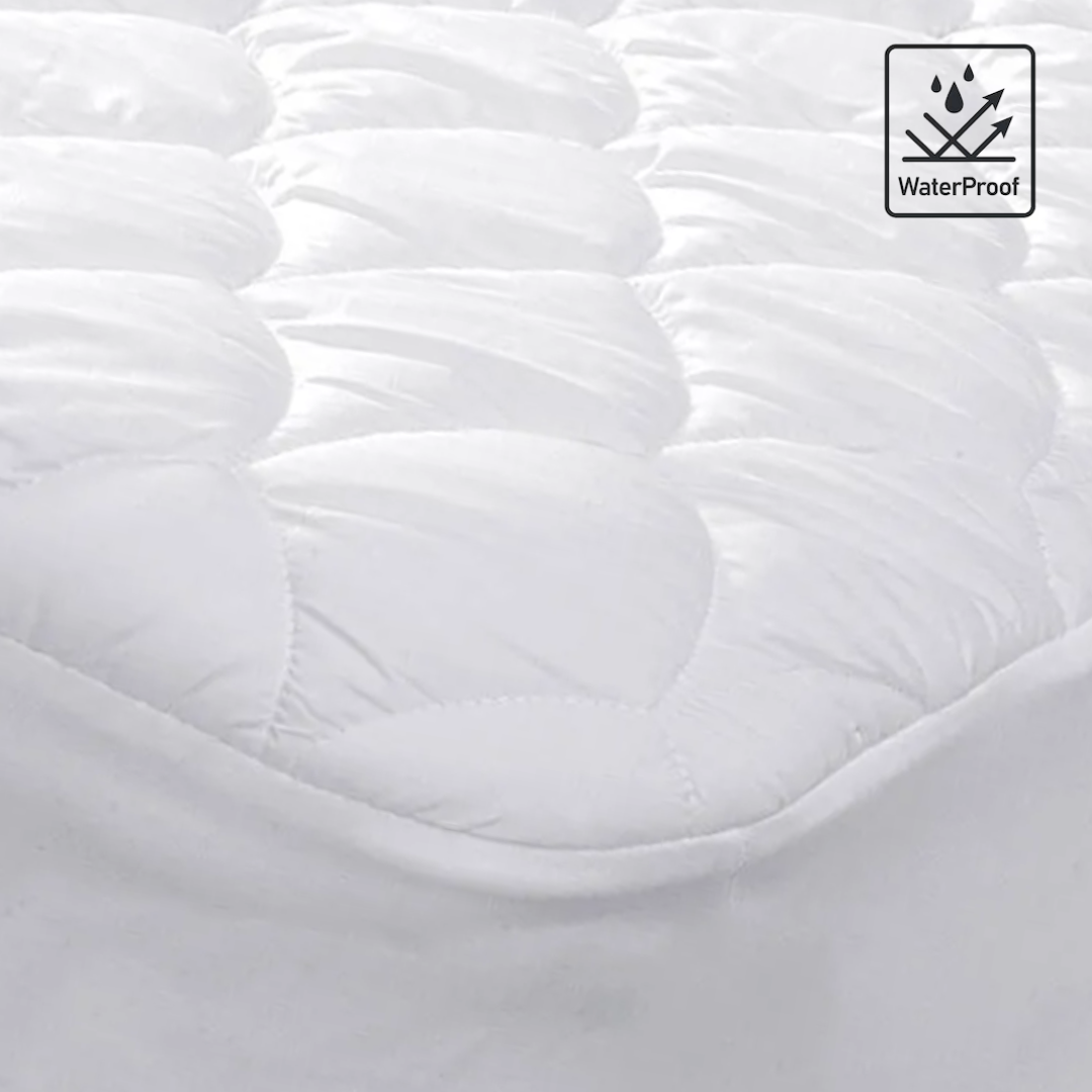 Protector de colchón impermeable con acolchado medio 400TC satín marca Cuddledown