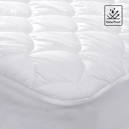Protector de colchón impermeable con acolchado medio 400TC satín marca Cuddledown
