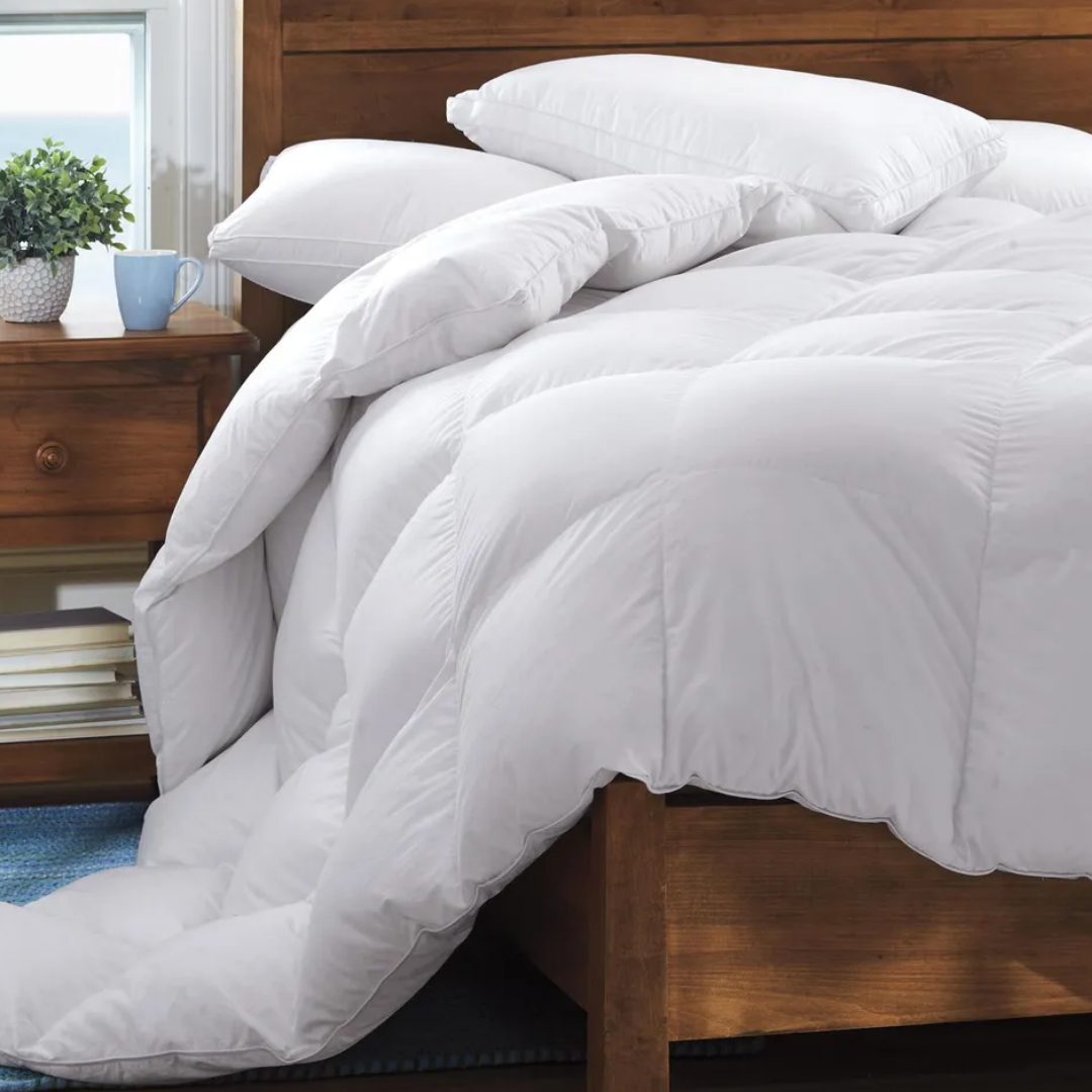 Duvet Insert Cuddledown Down Alternative hipoalergénico cubierta de algodón 280TC 100% Algodón de peso livaino o summer weight