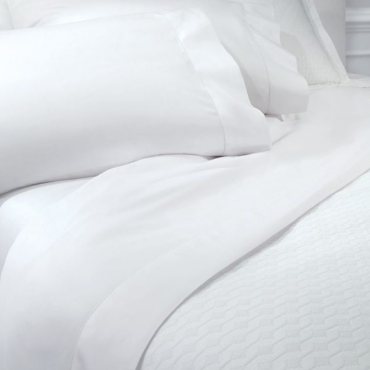 Juego de Sabanas Downtown Company Chris Percale 400TC 100% Long-Staple, Single Thread, Portugal (Blanco)
